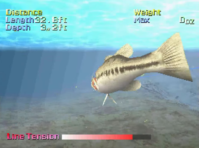 Reel Fishing II (2000), PS1 Game